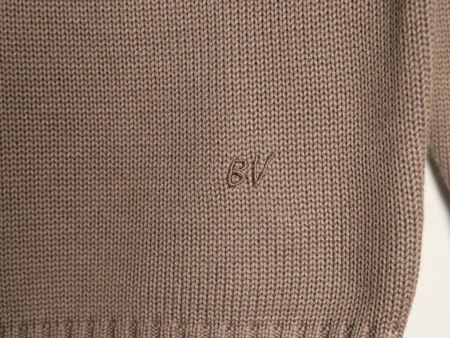 bo*te*ga Ve*ne*ta knitting long-sleeved polo shirt