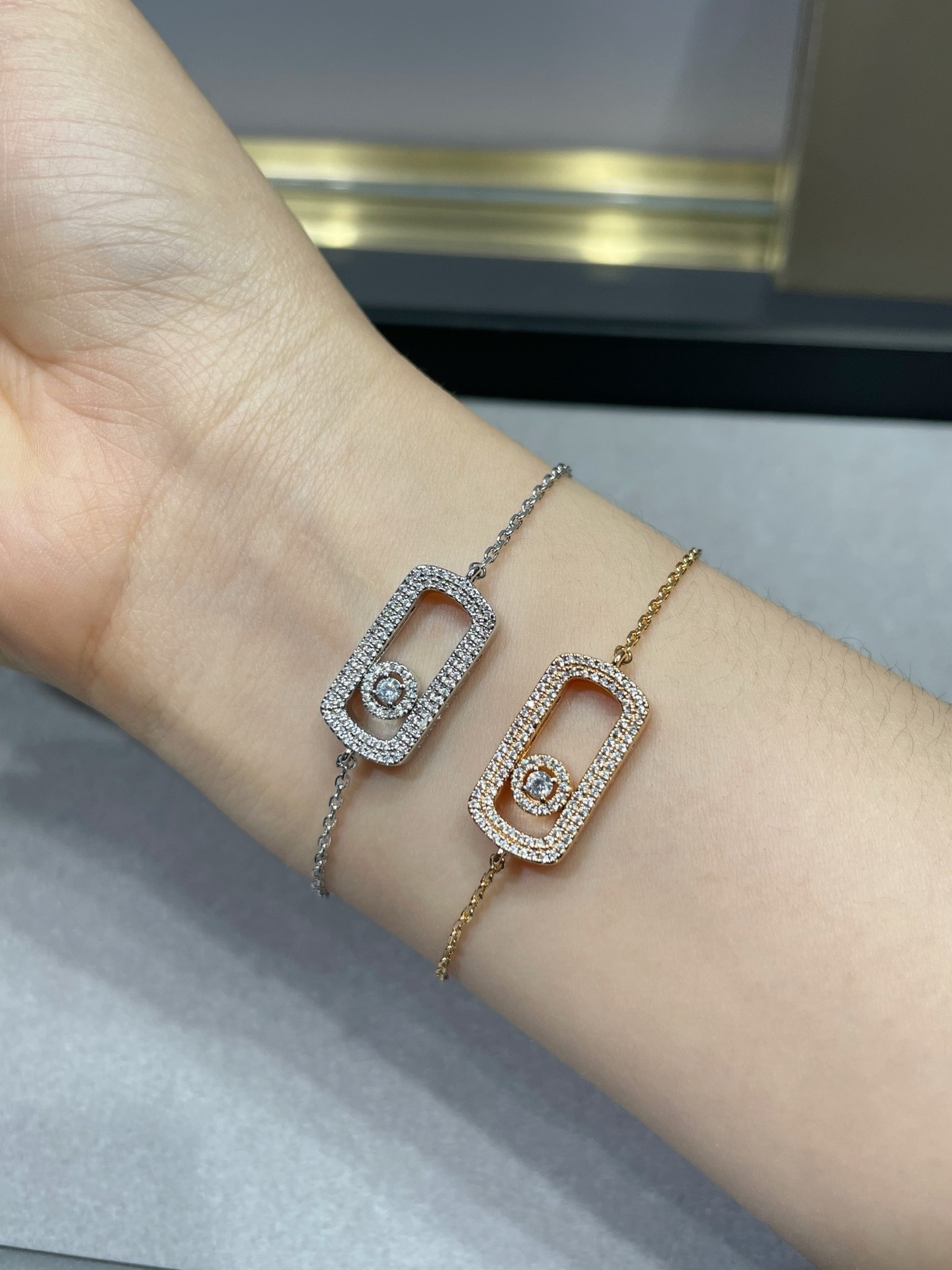 messika large full Di*m*nd bracelet