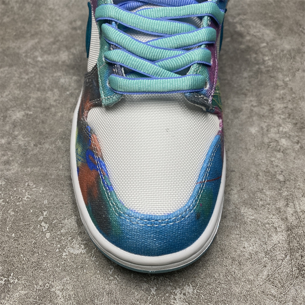 UA Nike SB Dunk Low Futura Laboratories Bleached Aqua