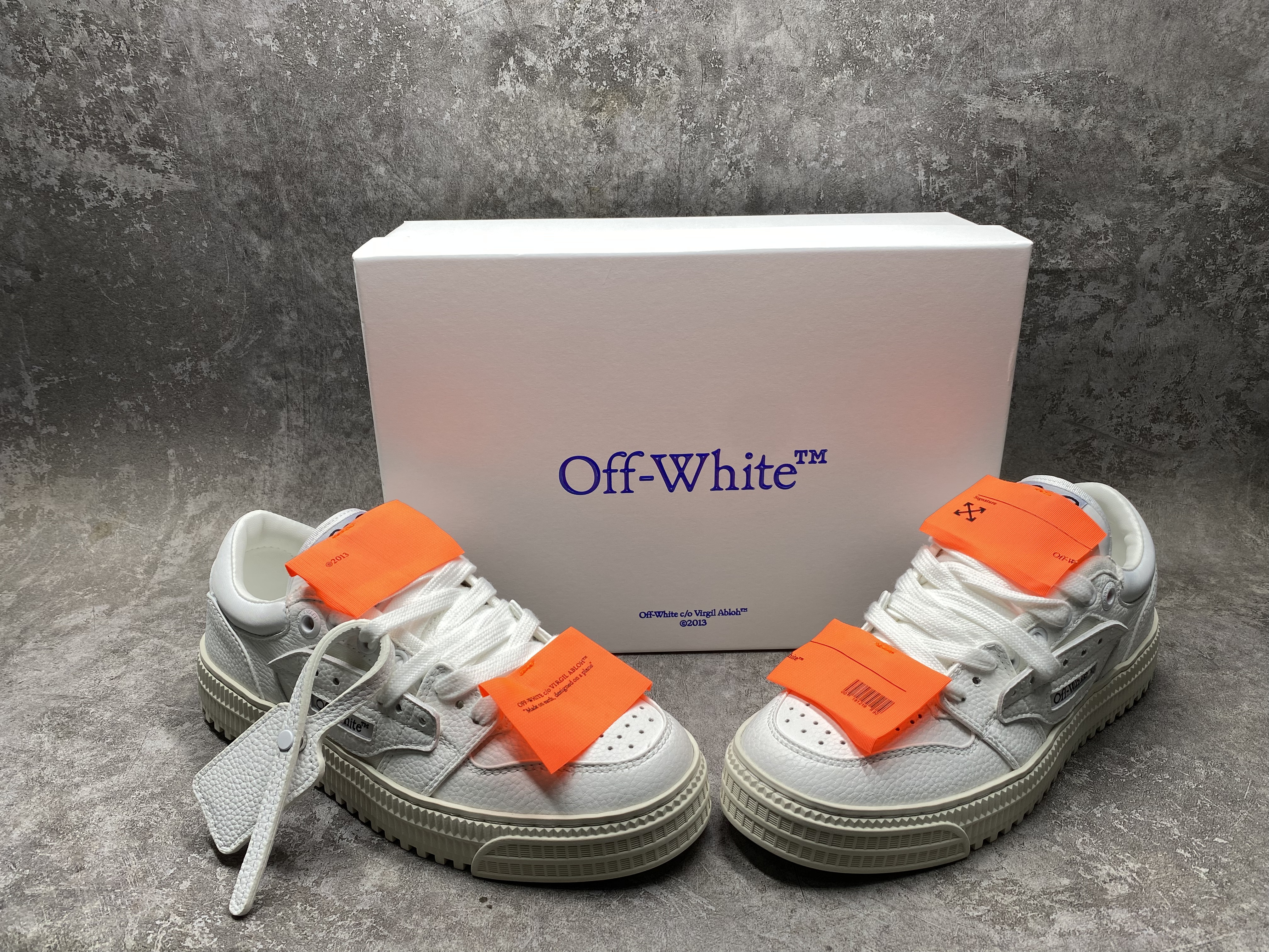 UA Off-White 3.0 Court Low Top Sneakers