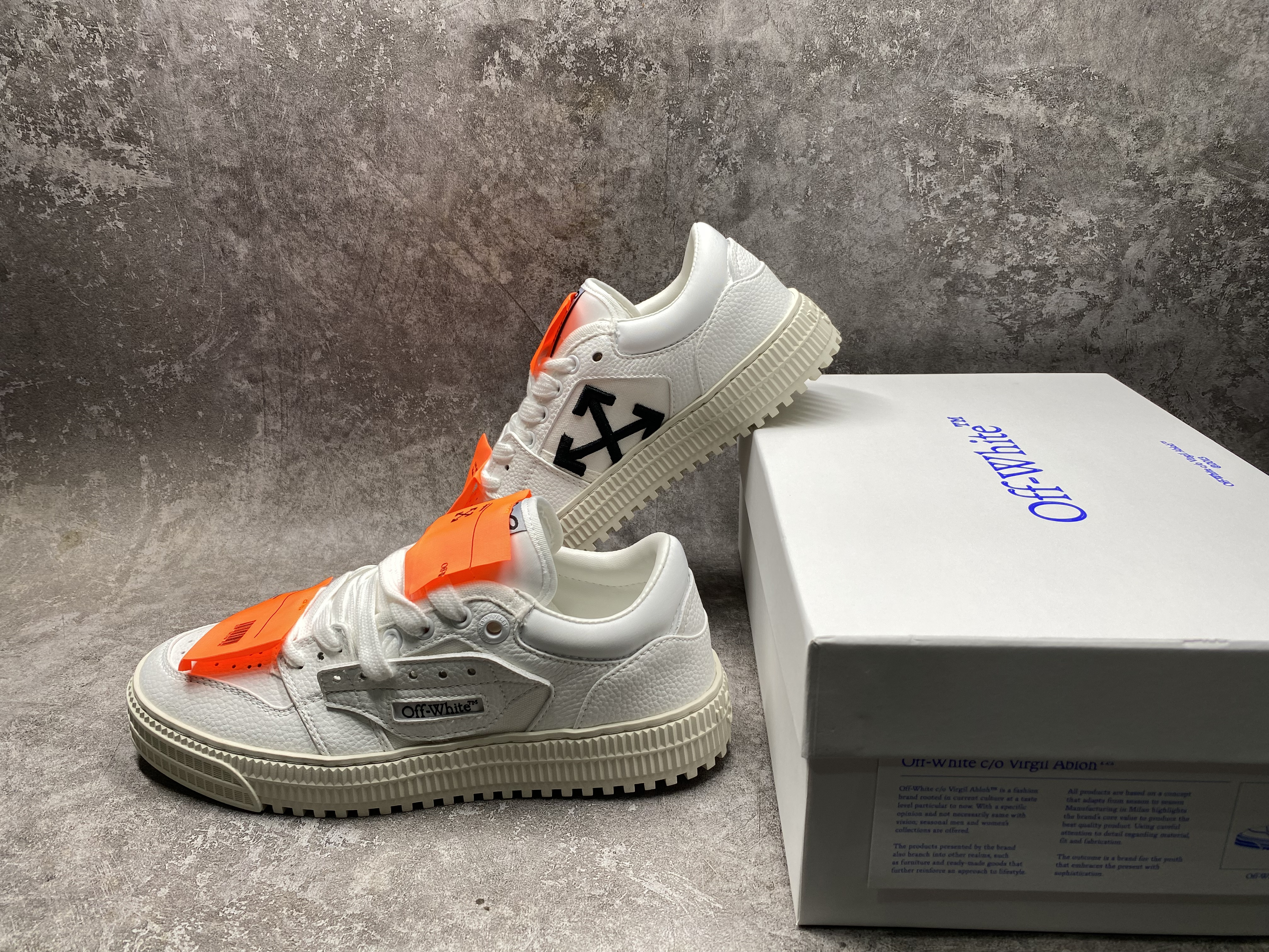 UA Off-White 3.0 Court Low Top Sneakers