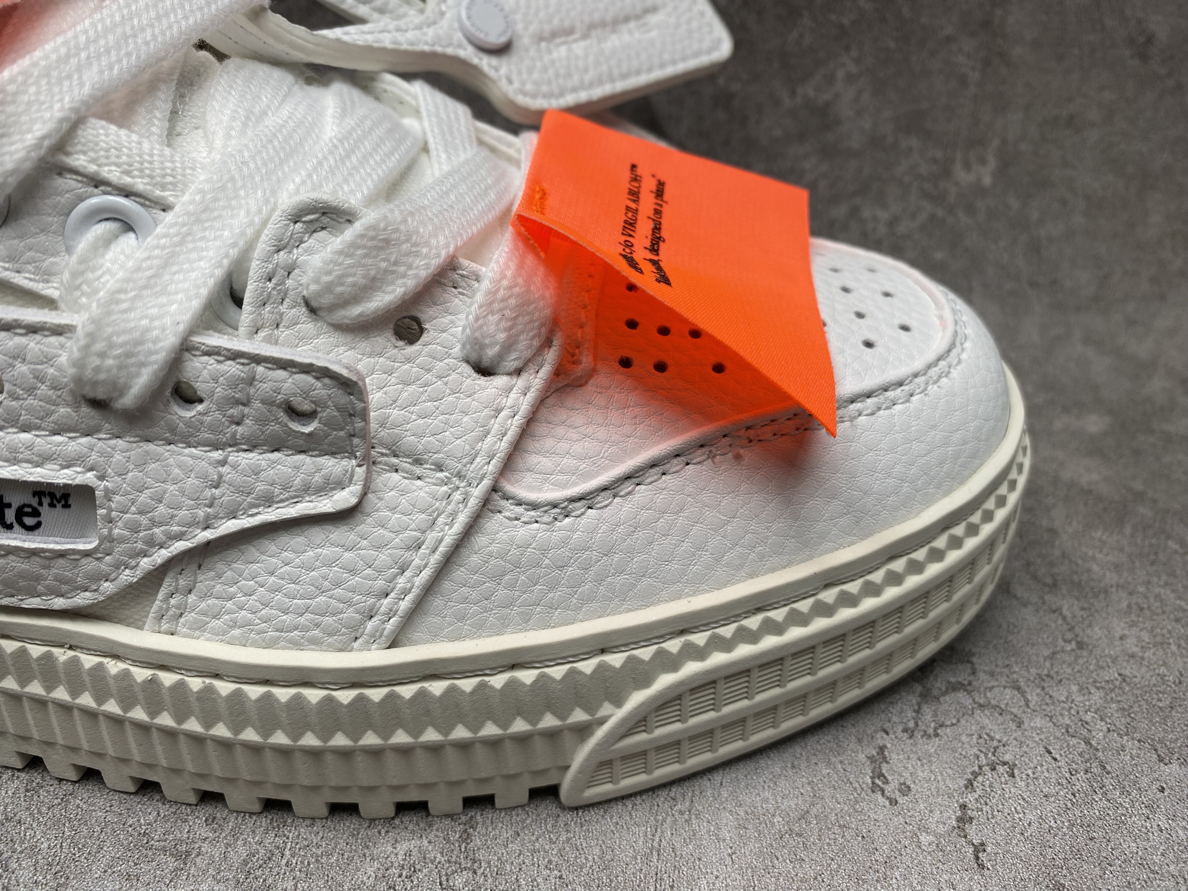 UA Off-White 3.0 Court Low Top Sneakers