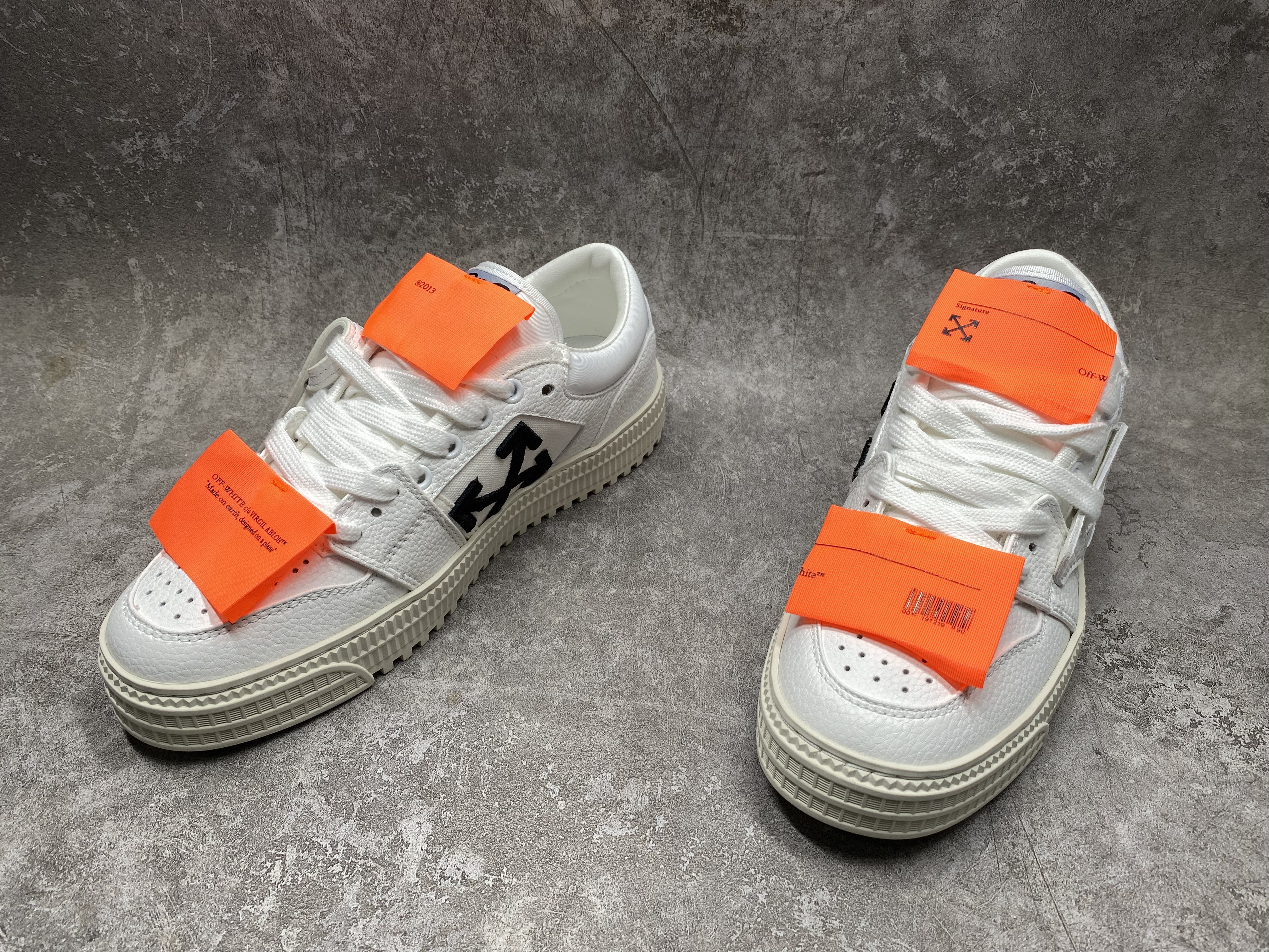 UA Off-White 3.0 Court Low Top Sneakers