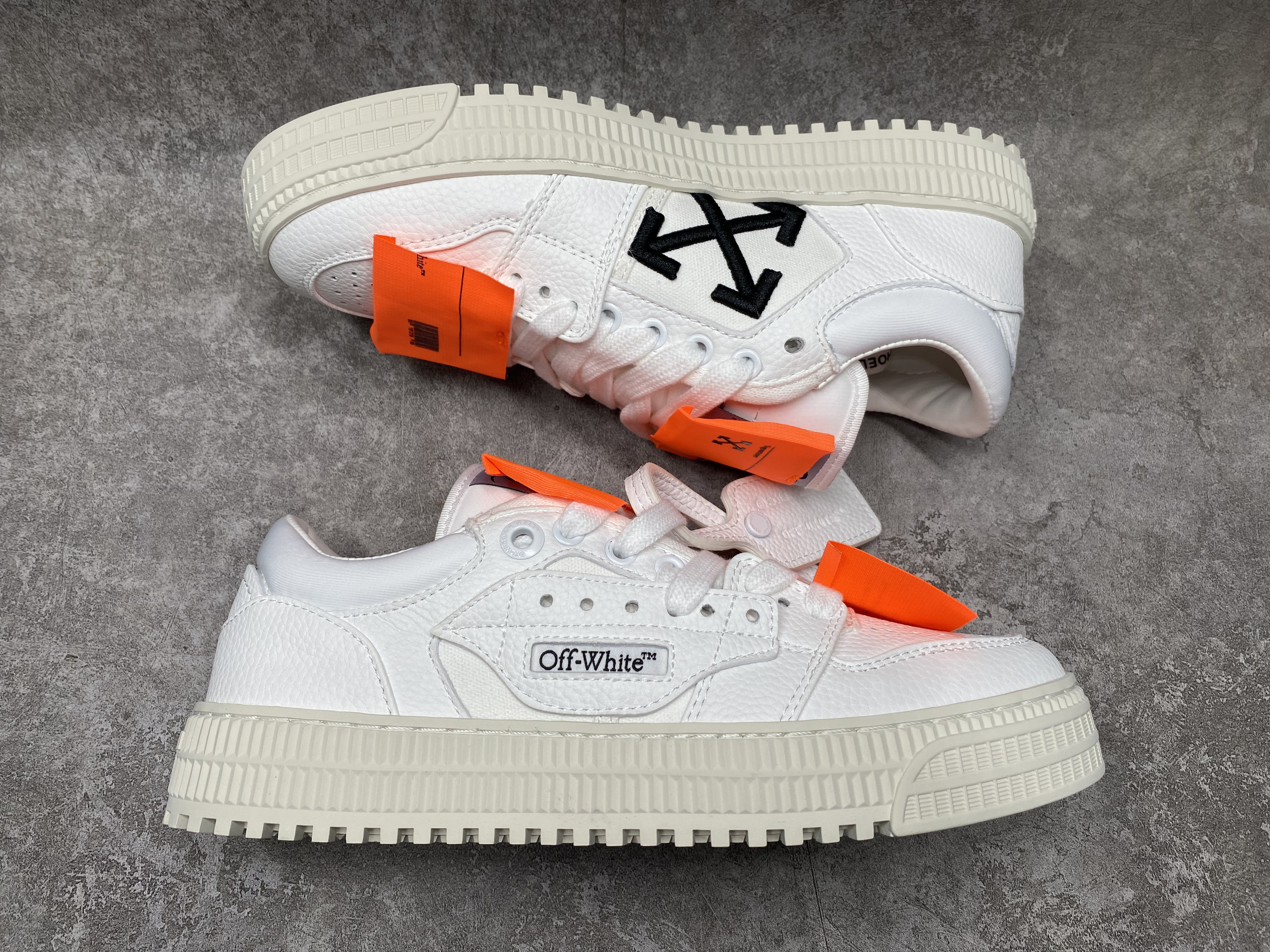 UA Off-White 3.0 Court Low Top Sneakers