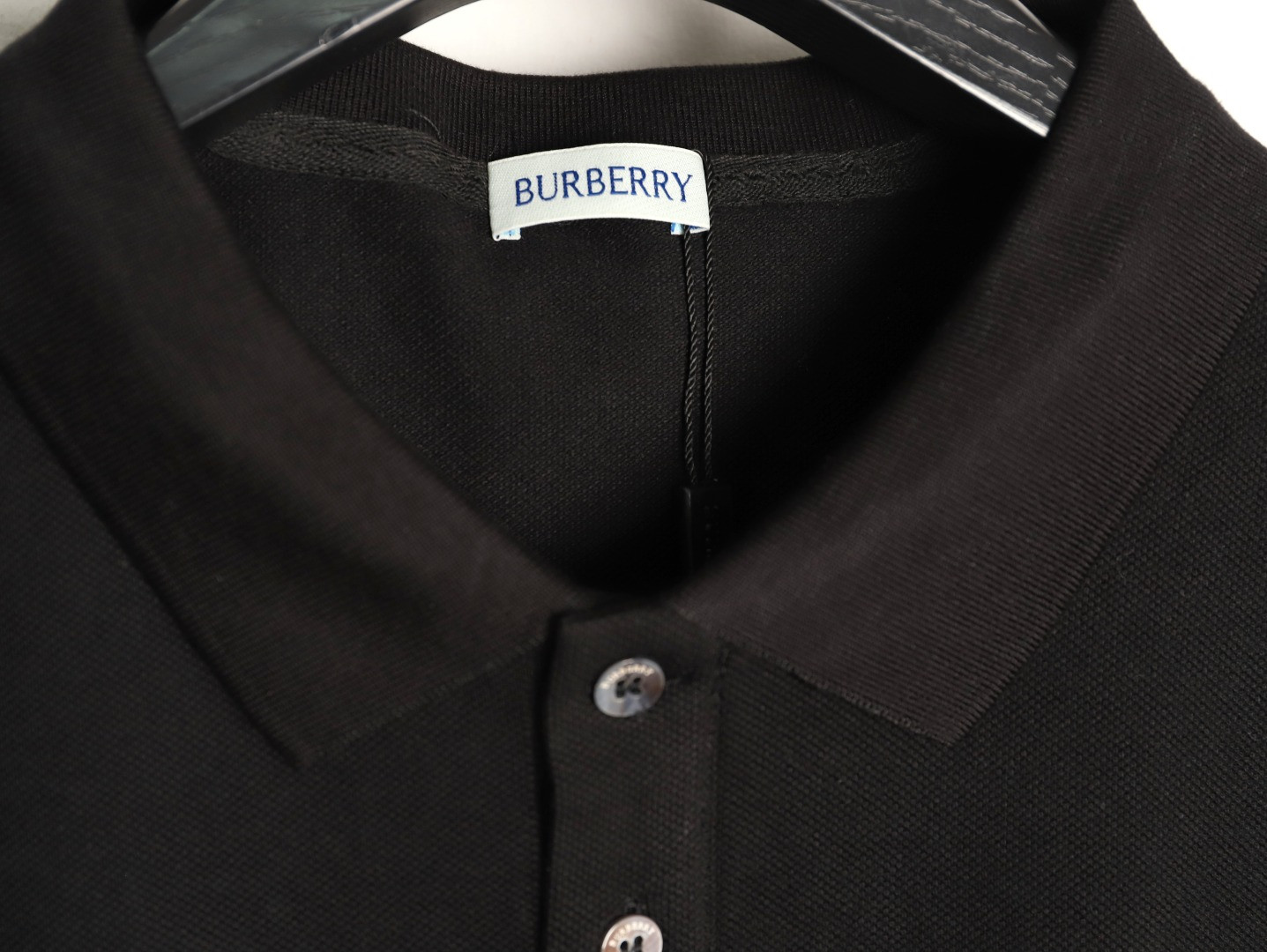 B**rry short-sleeved polo shirt black
