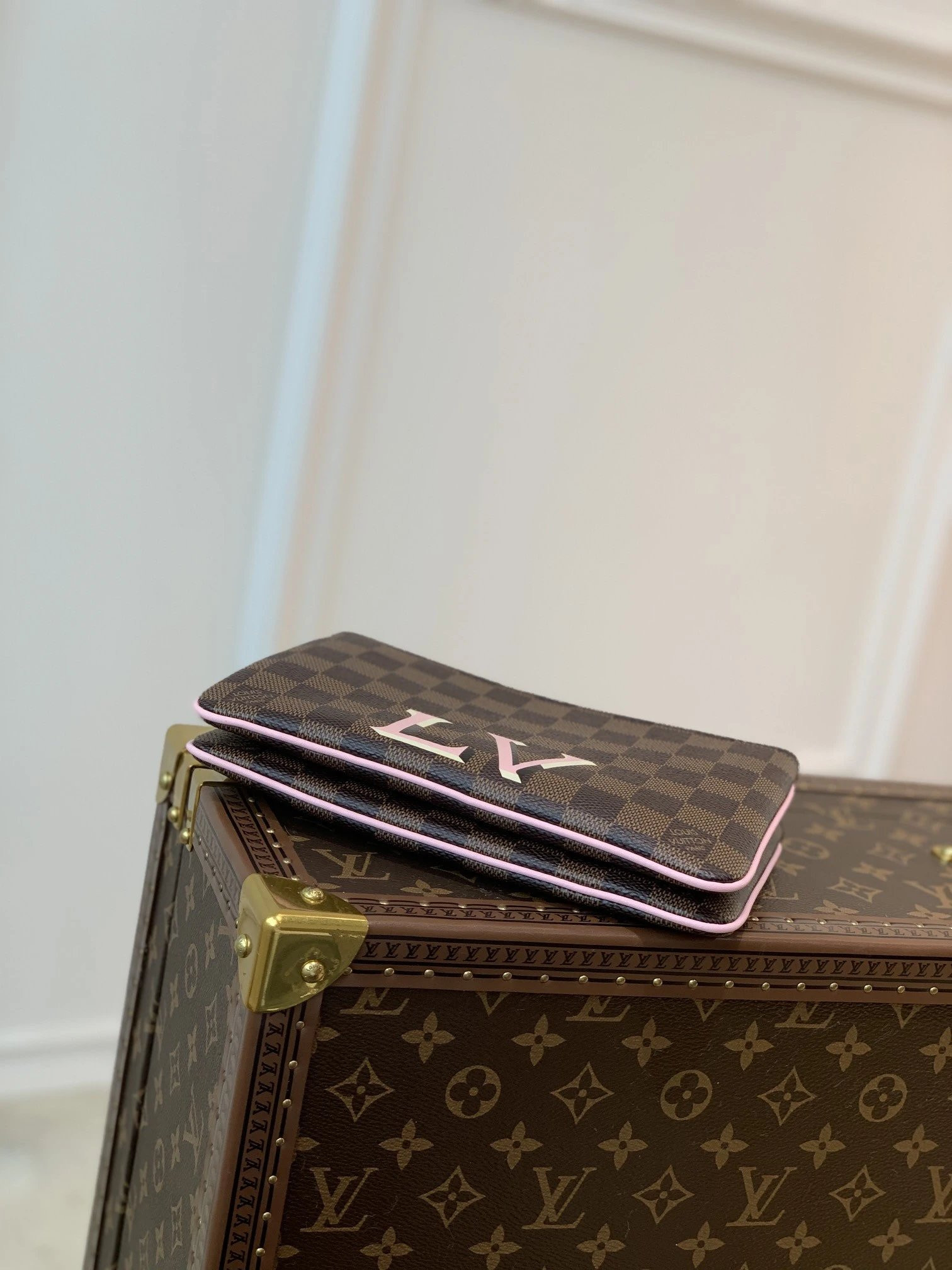 LV DOUBLE ZIP POCHETTE N60254