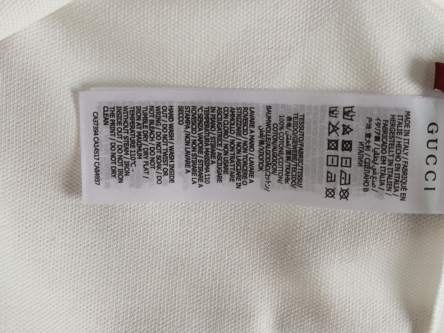 G*u*i guc short-sleeved polo shirt