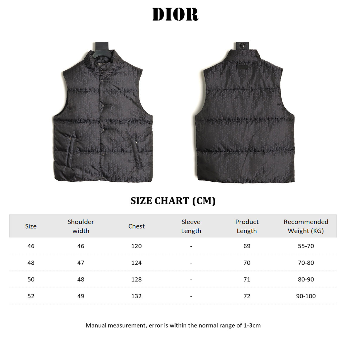 D*or 25fw puffer vest