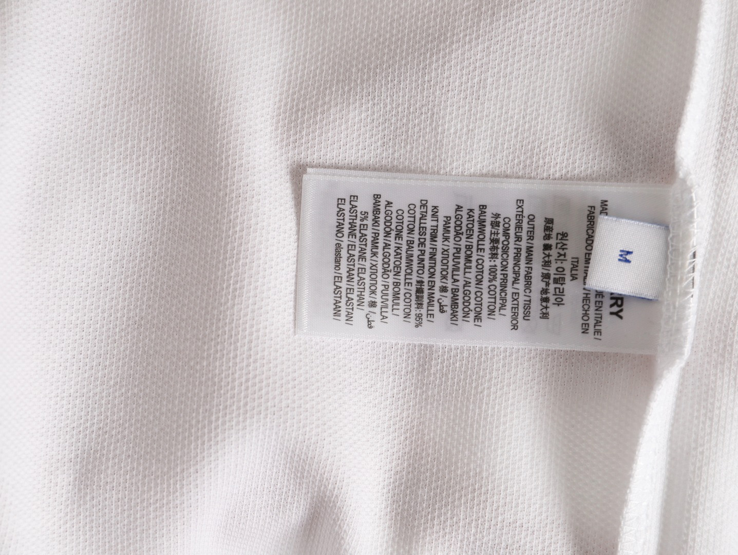 B**rry long-sleeved polo shirt