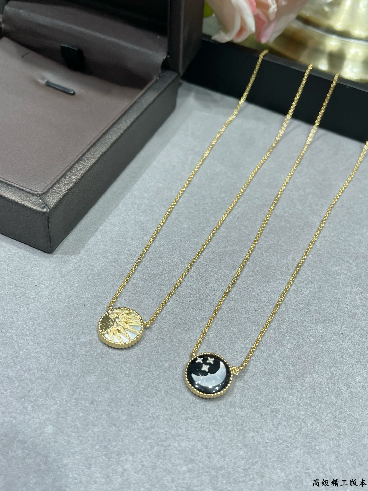 D*or rose céleste medallion necklace