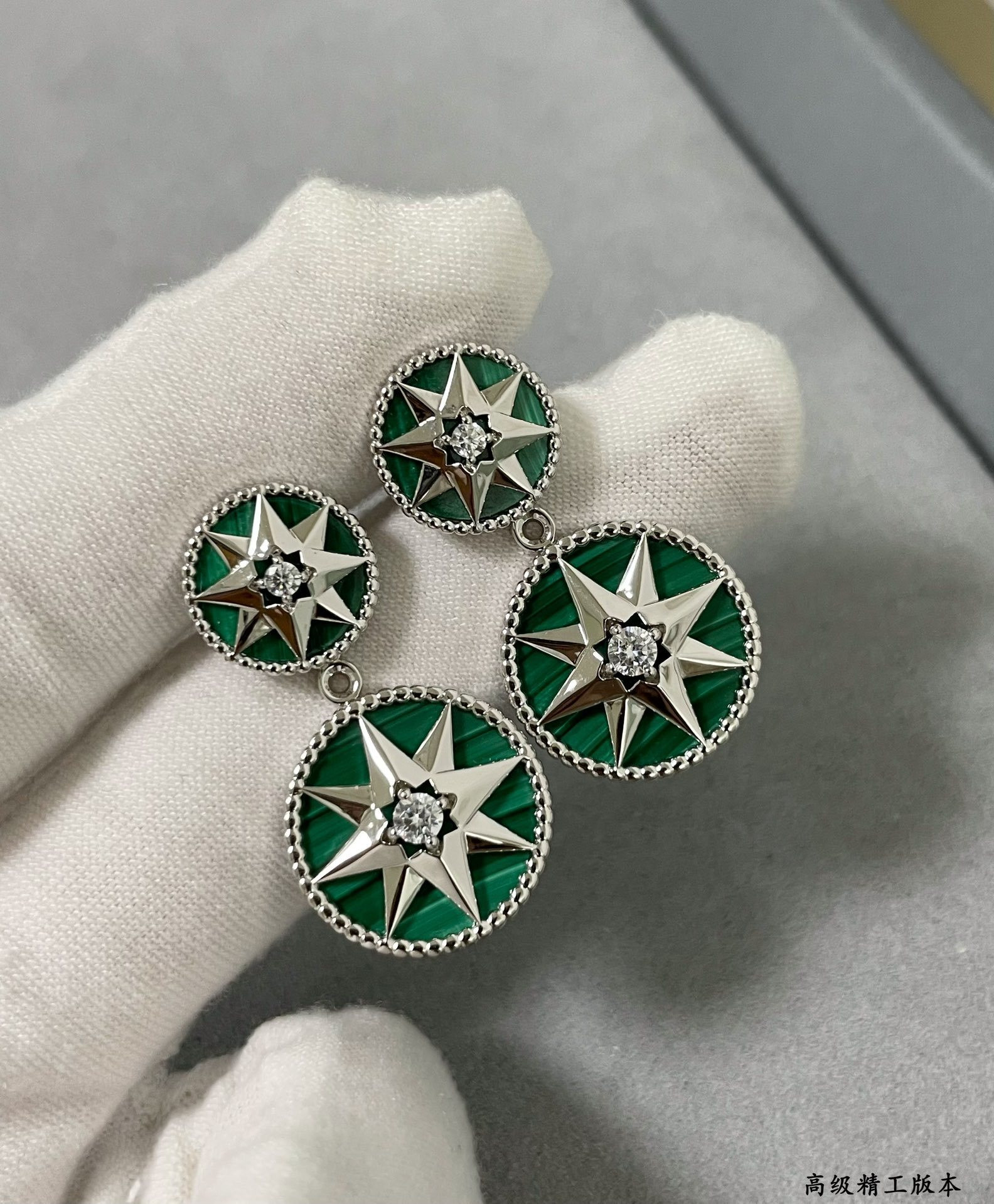 D*or rose des vents earrings