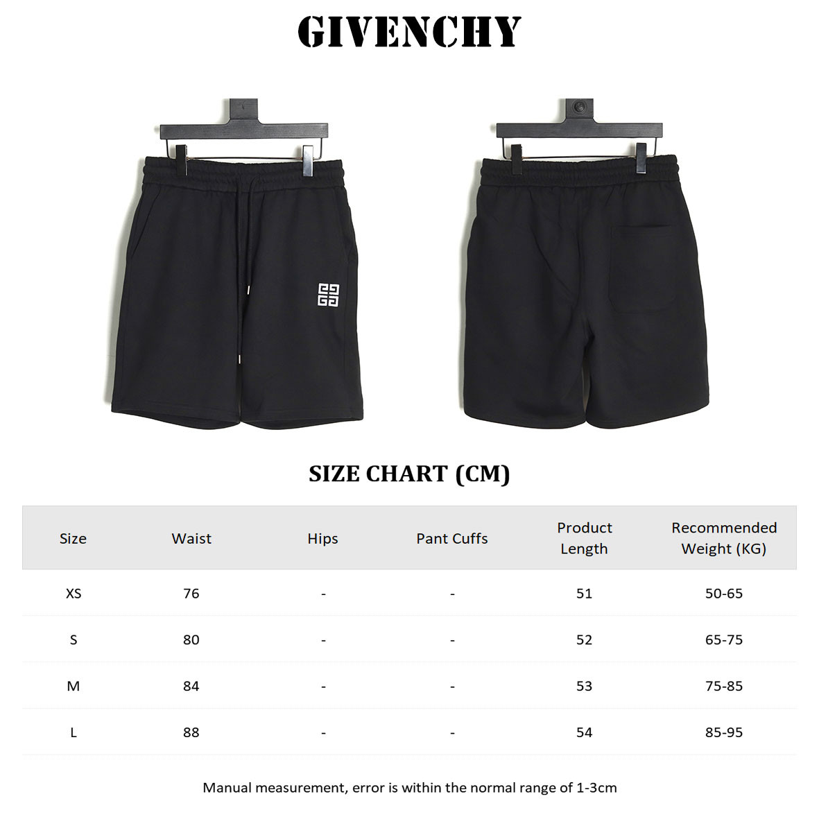 Givenchy 25ss shorts