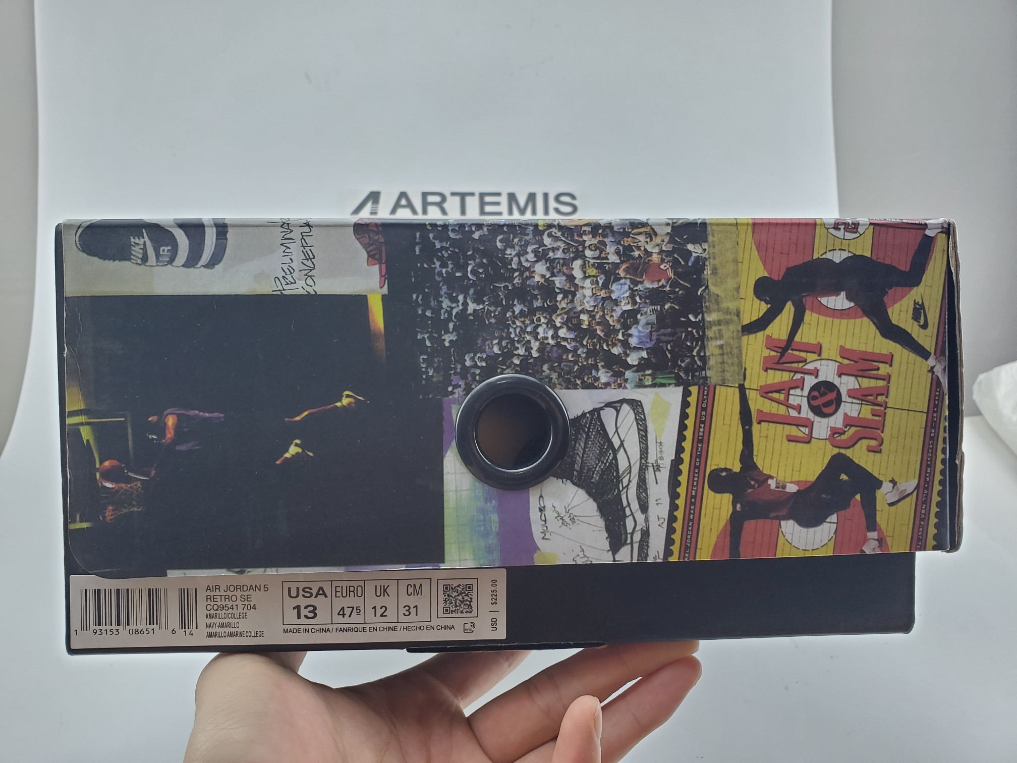 Jordan 5 Retro Michigan 2019