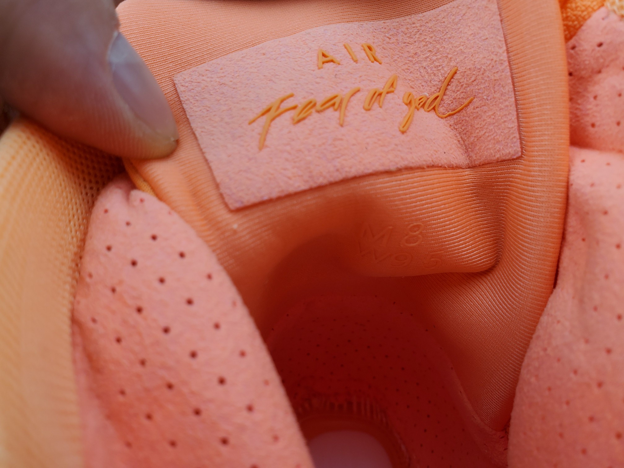 Air Fear Of God 1 Orange Pulse