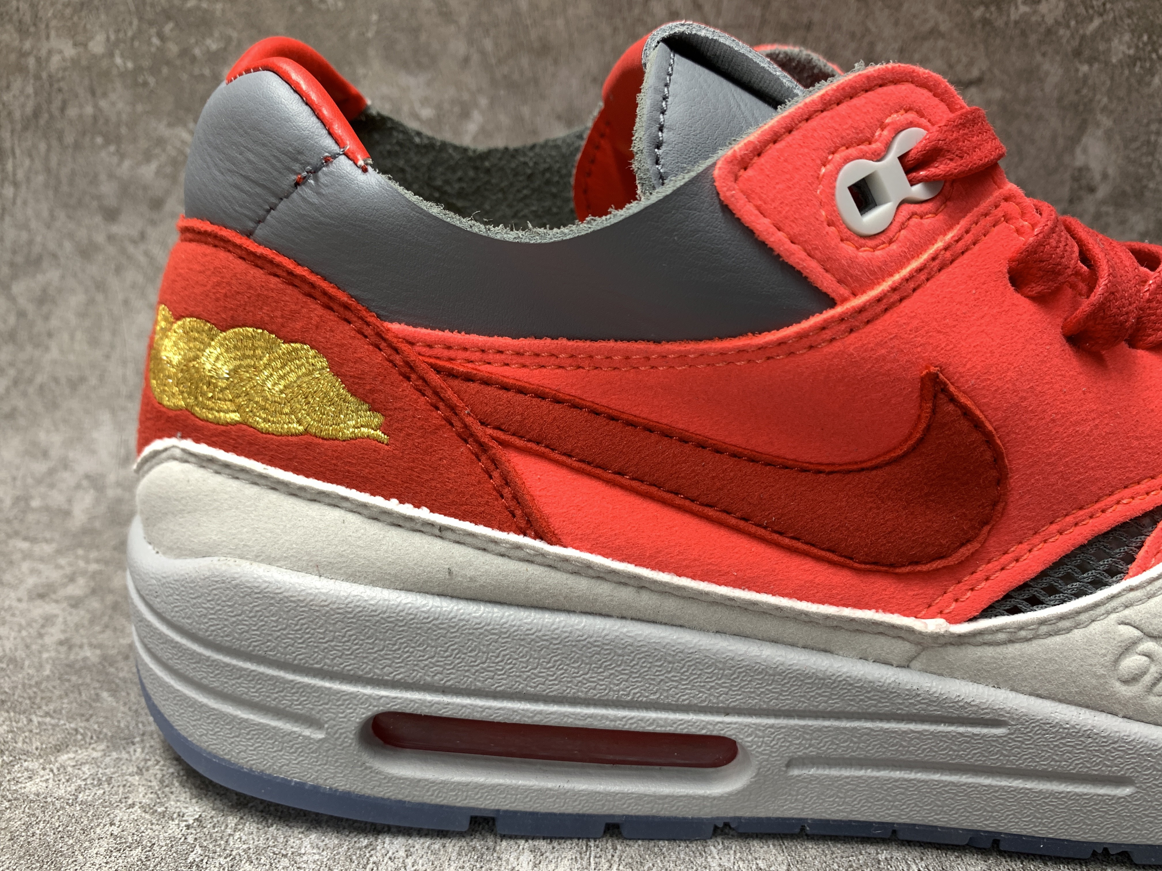 Nike Air Max 1 CLOT Kiss of Death Solar Red