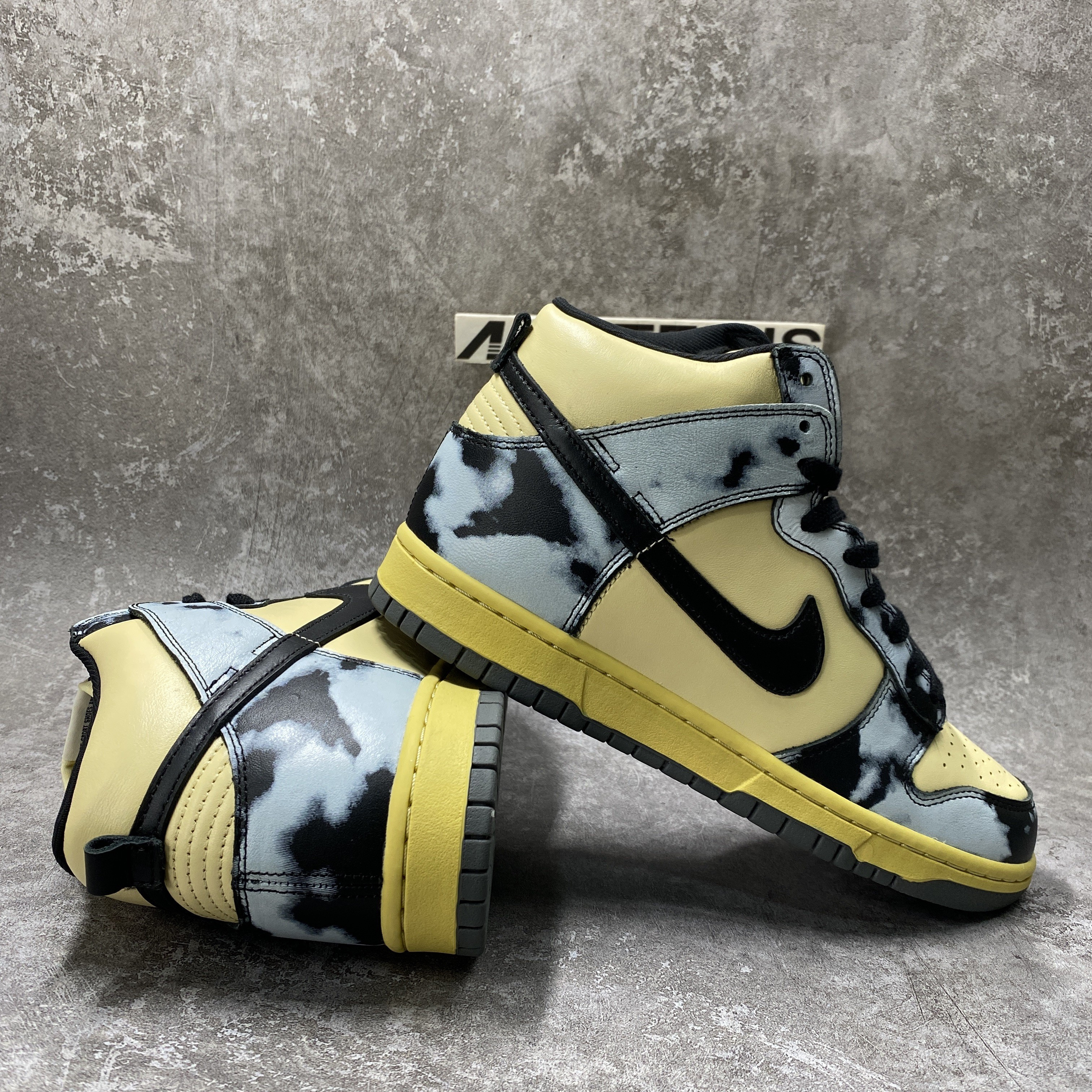 Nike Dunk High 1985 Black Acid Wash