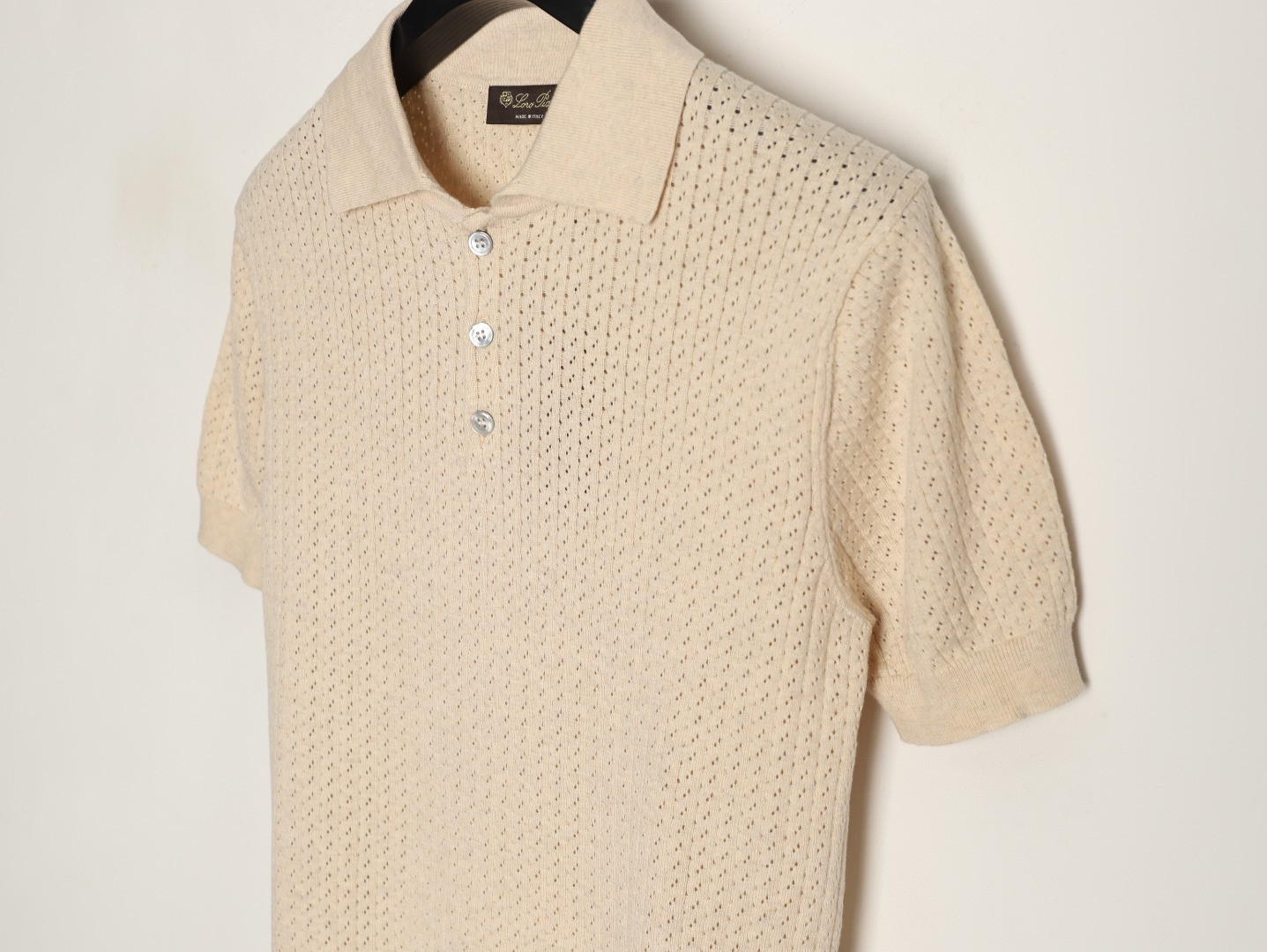 L**o p*ana short-sleeved polo shirt