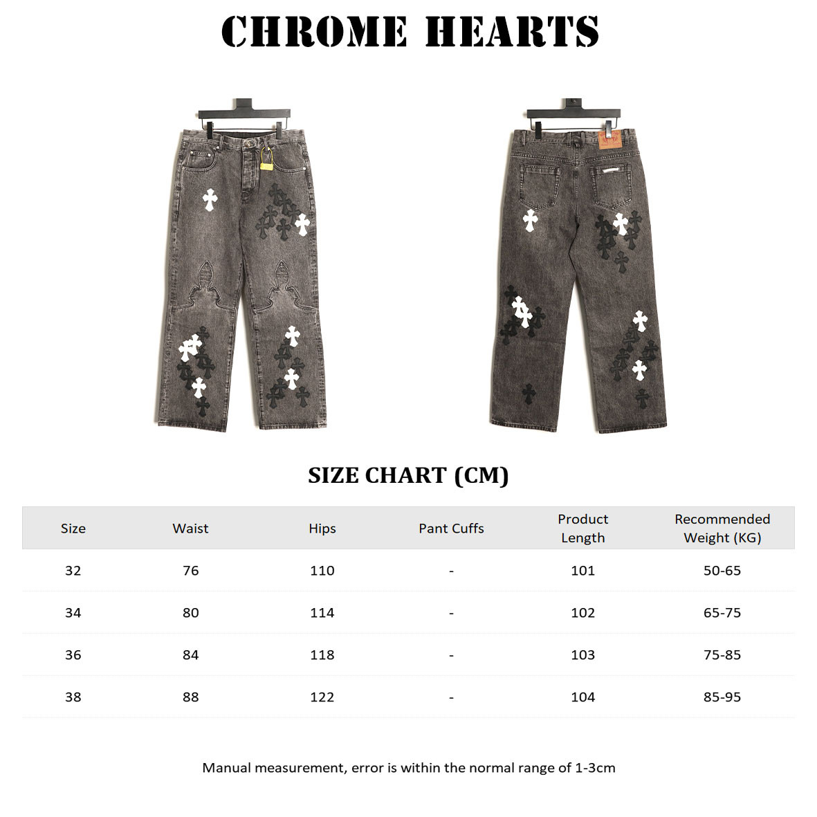 Ch**me He**ts jeans