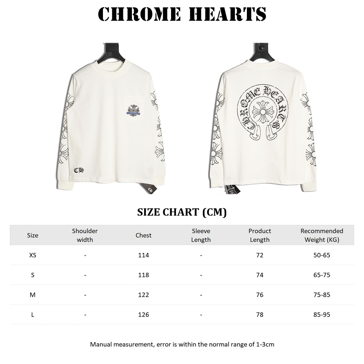 Ch**me He**ts long-sleeved t-shirt