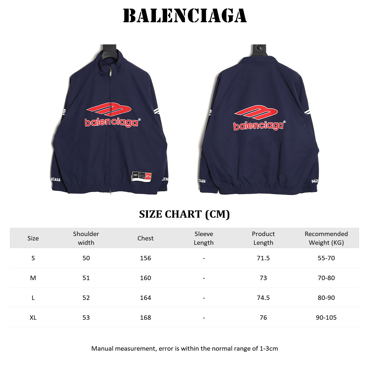 Ba*len*cia*ga blcg jacket