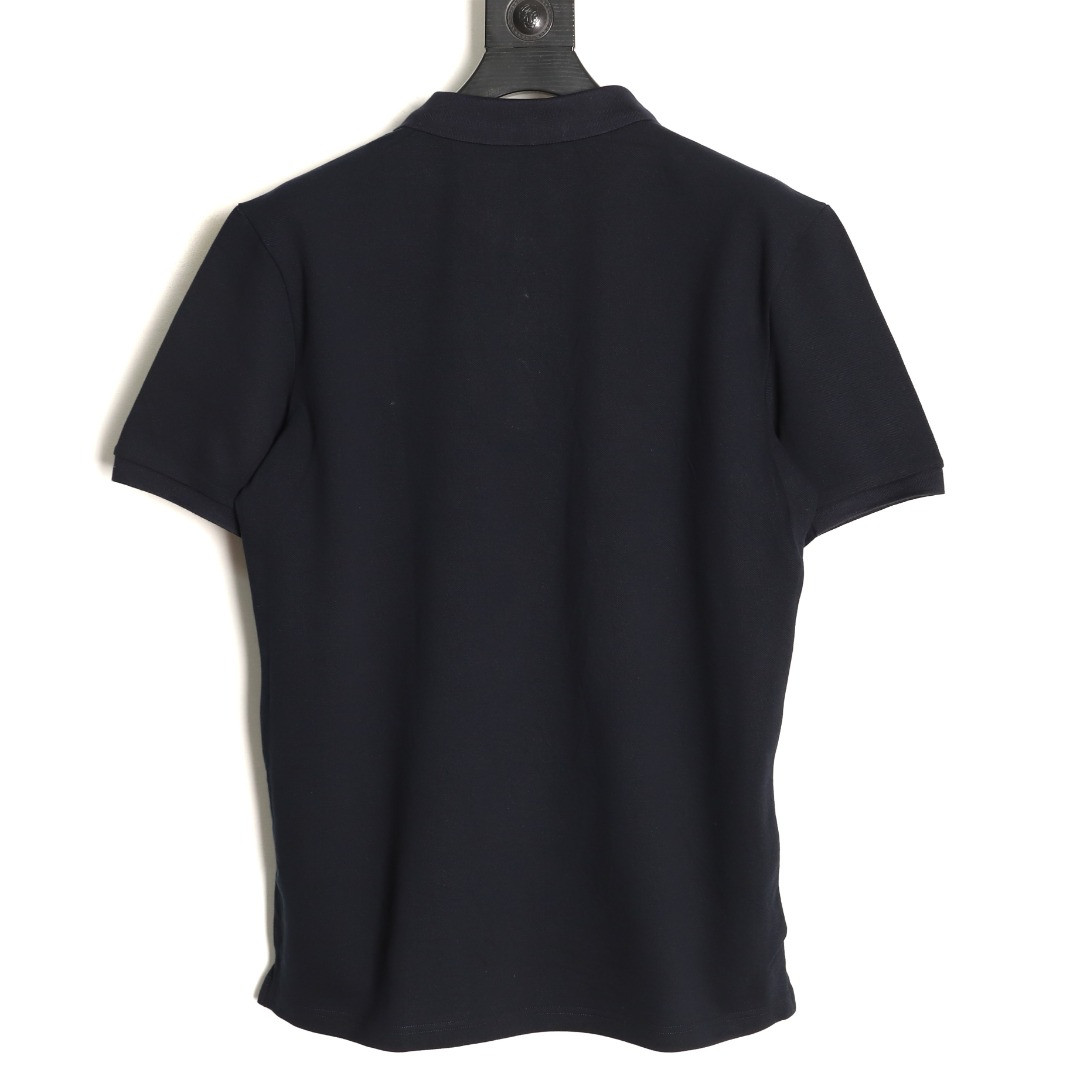 B**rry short-sleeved polo shirt dark blue