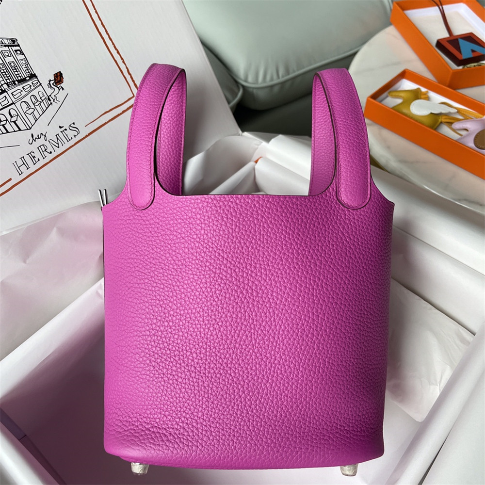 Hermès Picotin 18cm fluorescent purple without original box