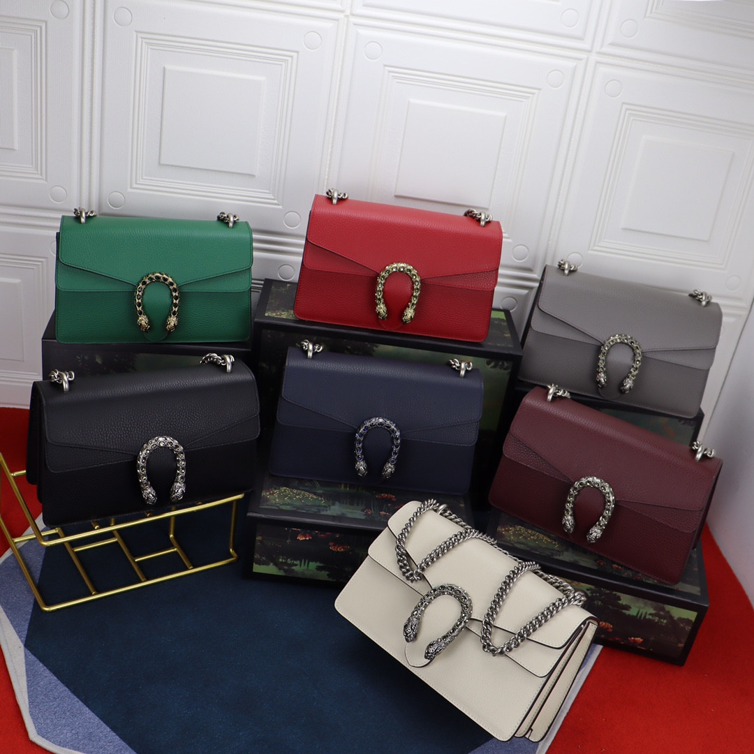 G*u*i dionysus small shoulder bag navy 28x18x9cm