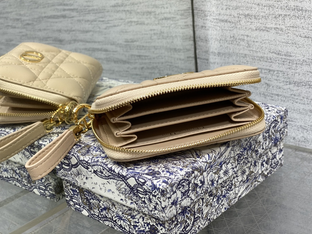 lady D*or voyageur small coin purse card holder