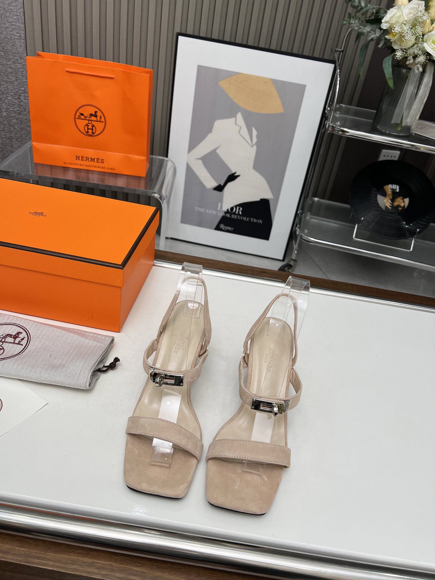 UA Hermès Glamour 95 sandal