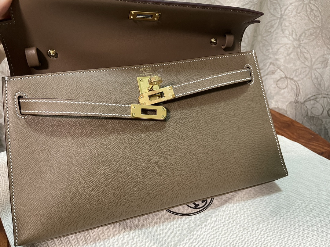 Hermès Kelly Elan Epsom16x27.8x4cm