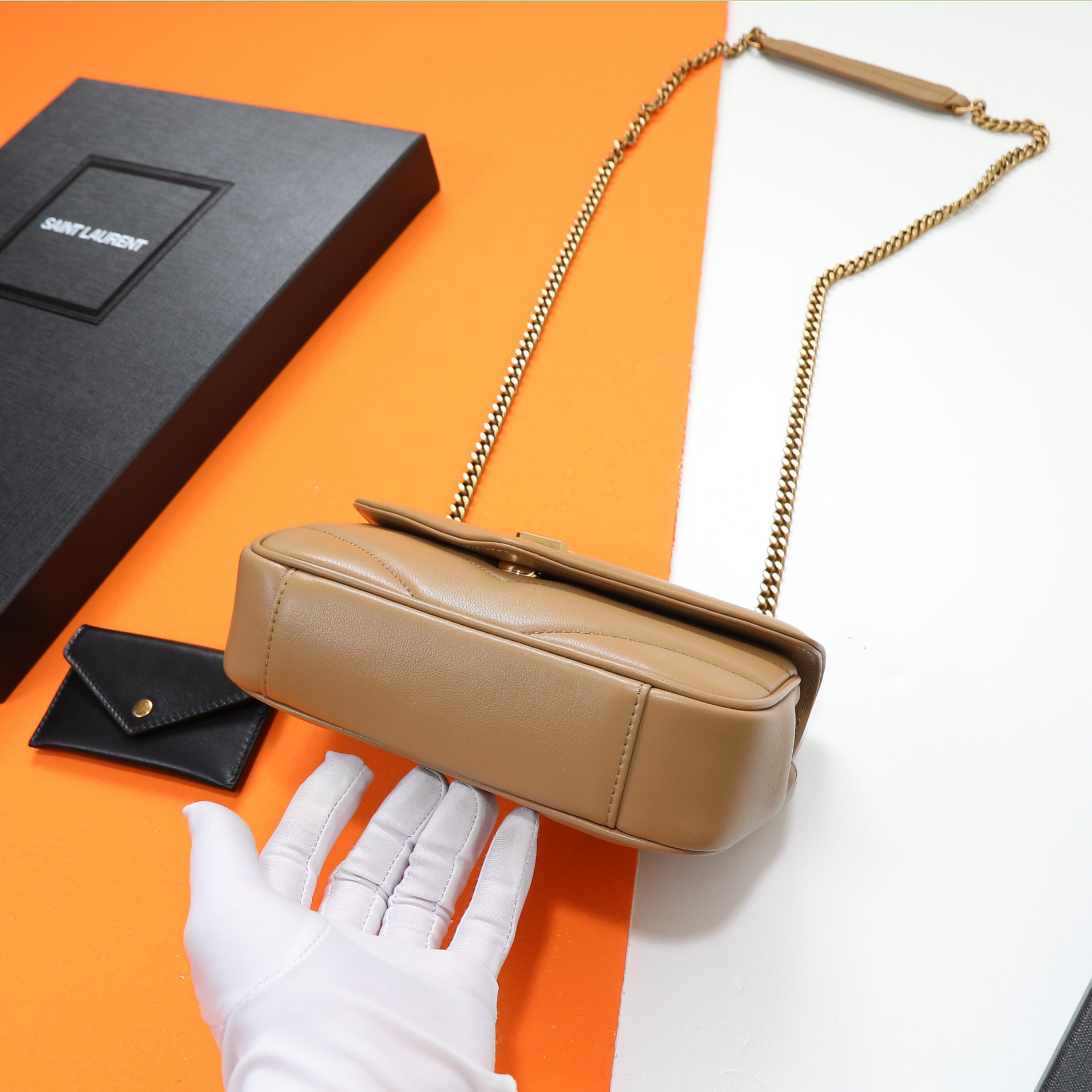 Y*L loulou mini in lambskin 20x12x5cm