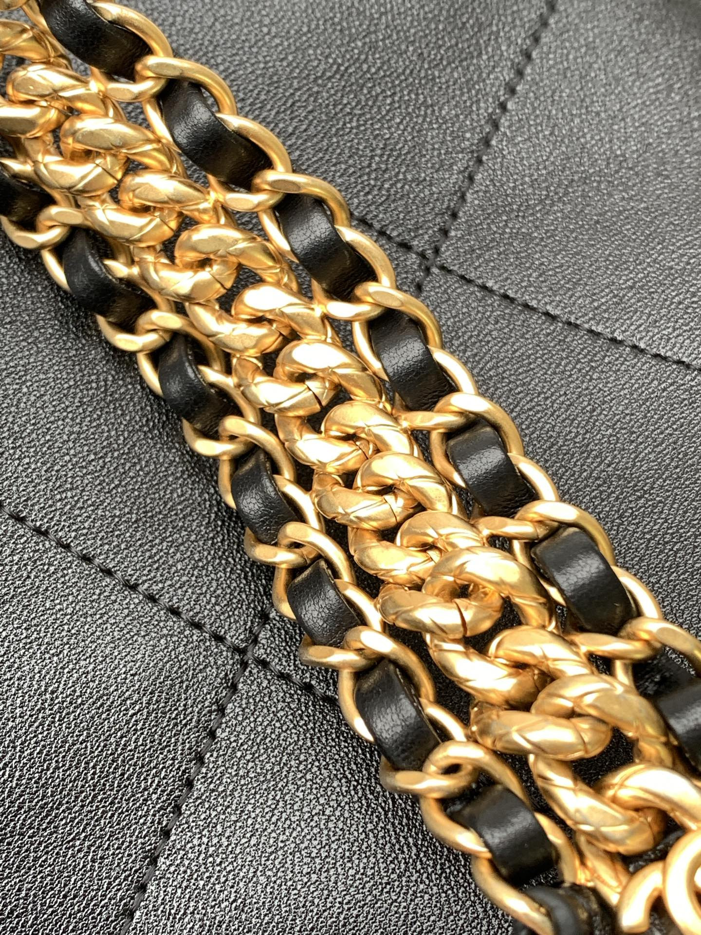 Ch*el large hobo bag as5410 35x30x14cm