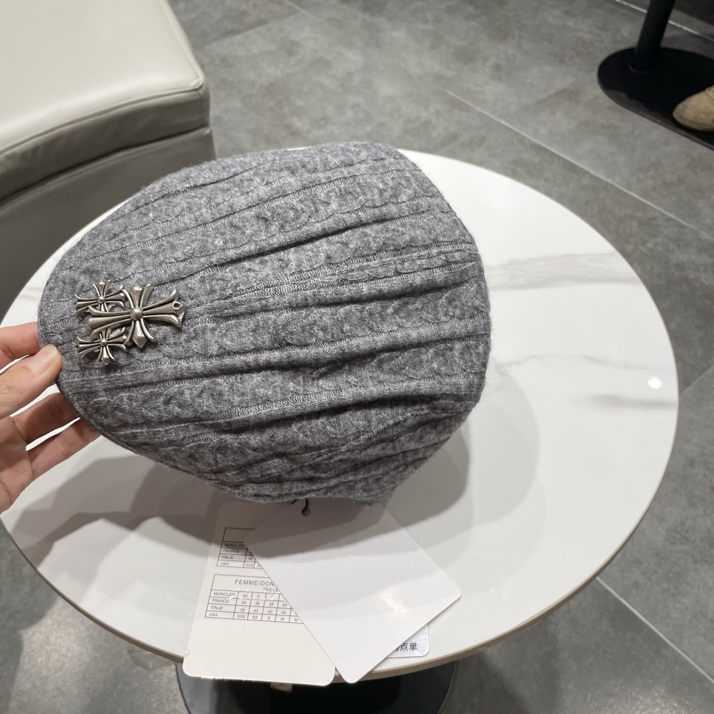 Ch**me He**ts flat cap