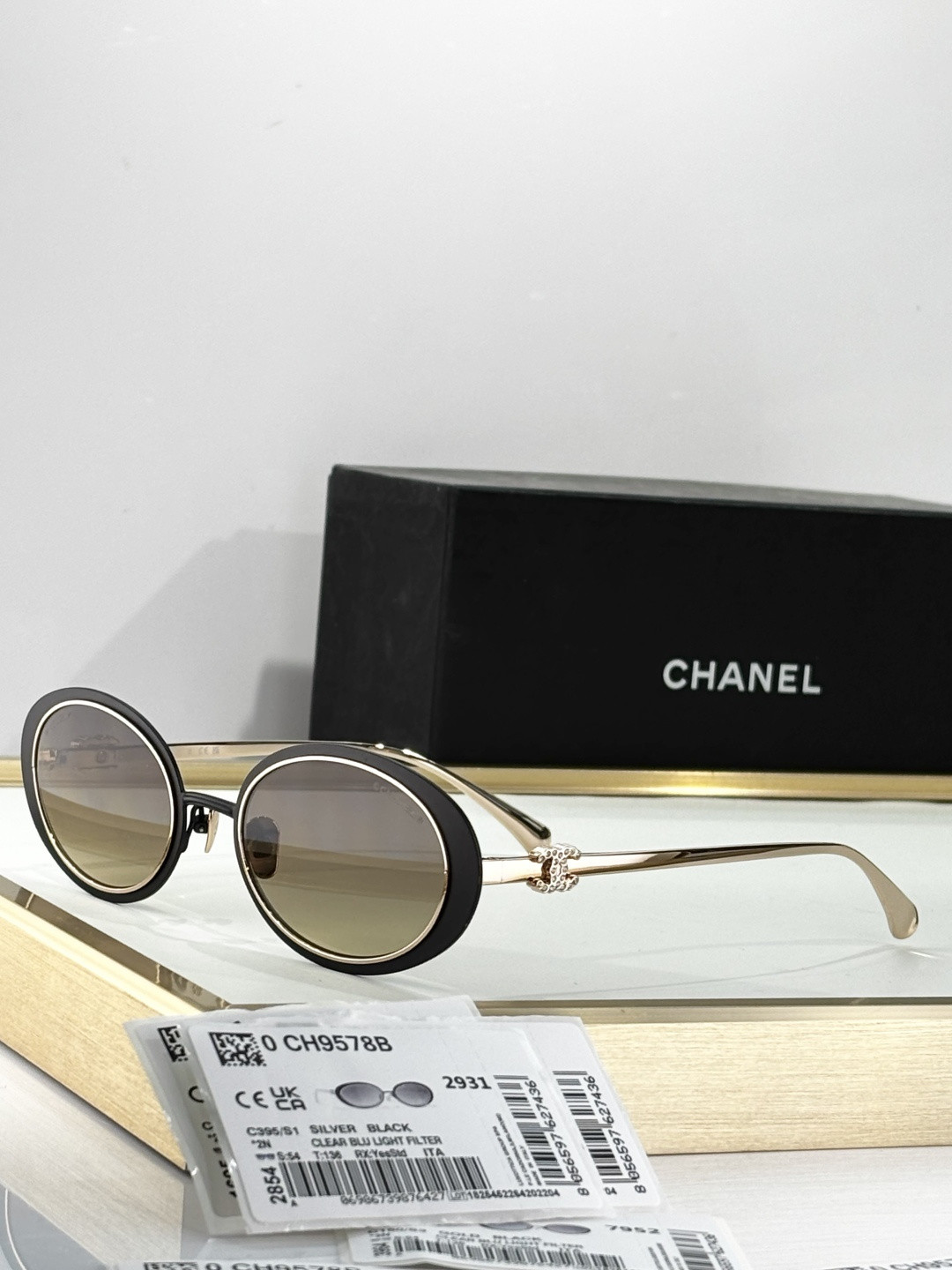 Ch*el glasses ch9578b 54-23-136