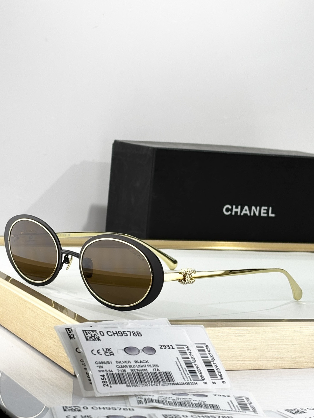 Ch*el glasses ch9578b 54-23-136