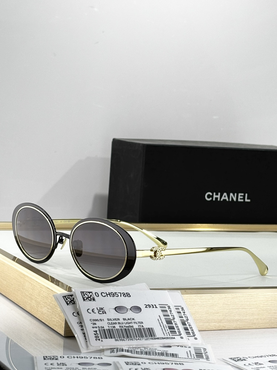 Ch*el glasses ch9578b 54-23-136