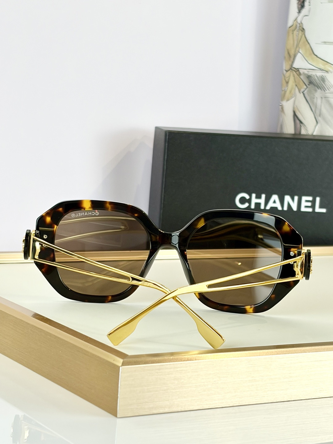 Ch*el glasses ch5513-h 55-20-135