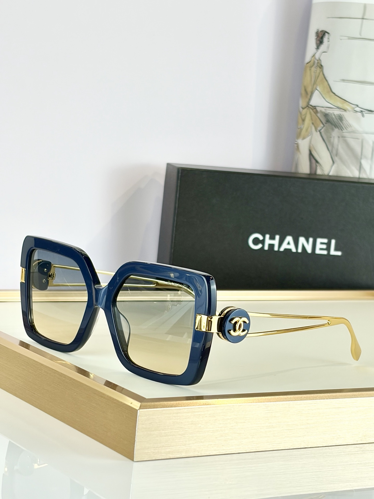 Ch*el glasses ch5512-h 56-18-145