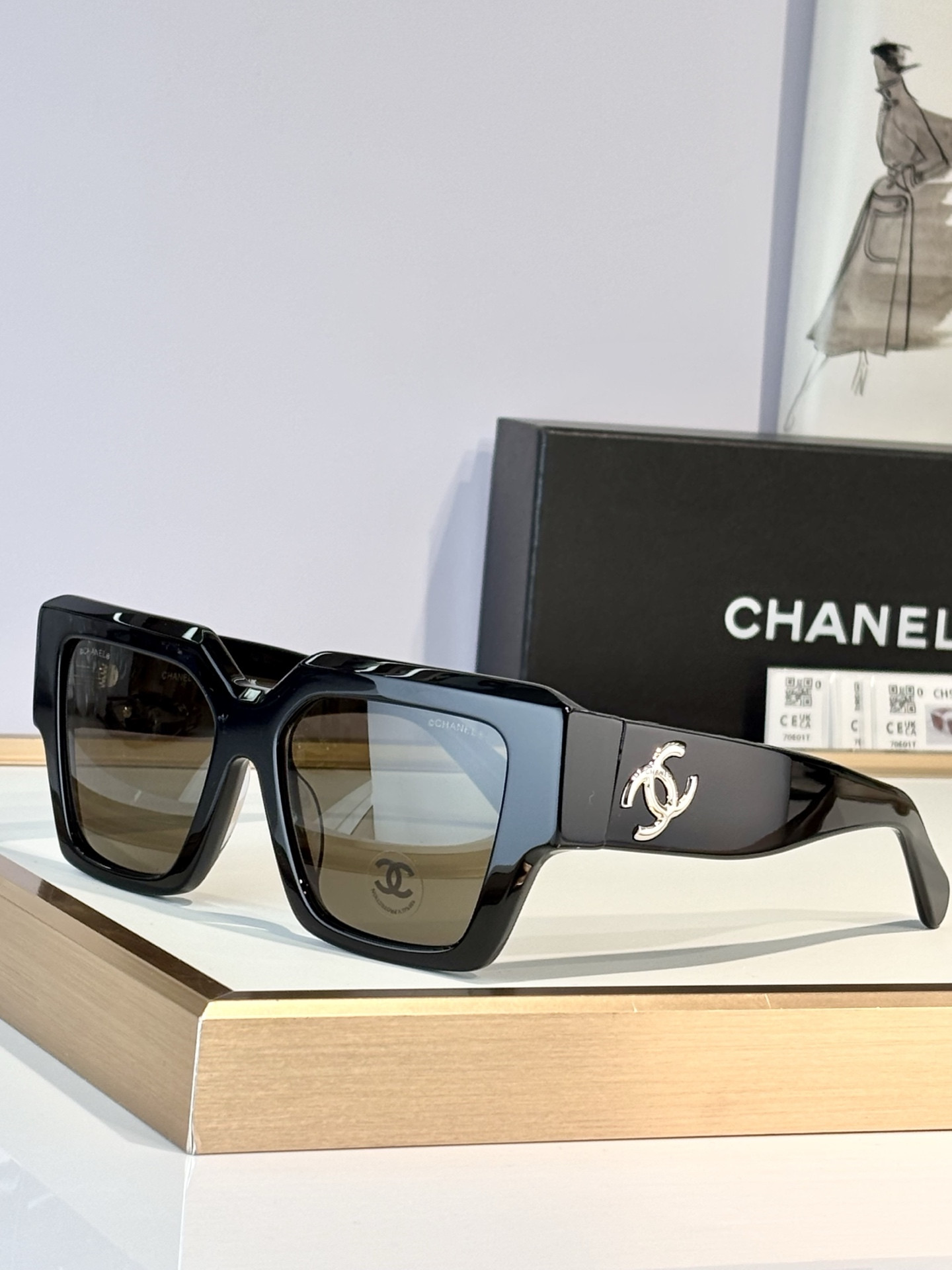 Ch*el glasses ch5076 54-18-135